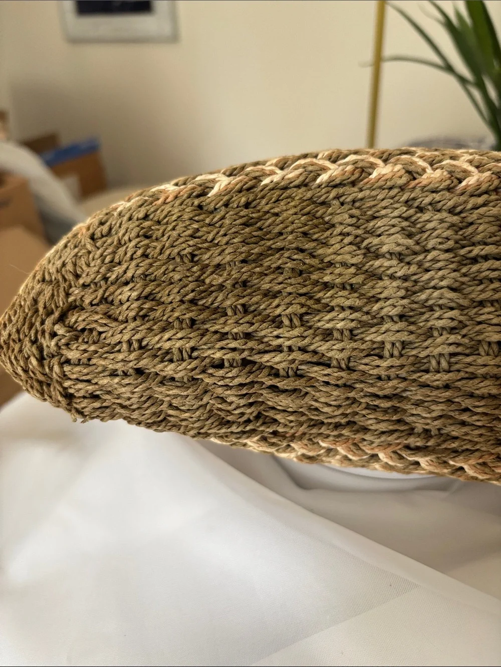Vintage Brighton “Rita” Straw Tote